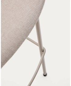Bézs bárszék (ülésmagasság 75 cm) Yvette – Kave Home