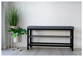 Szürke ülőkés cipőtartó Padova – House Nordic