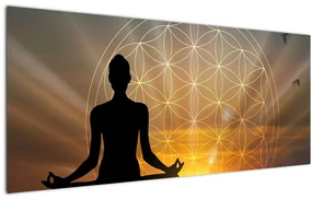 A meditáció képe (120x50 cm)
