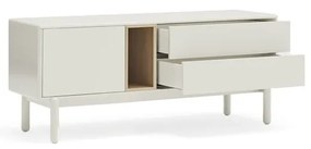 Krémszínű TV-állvány 140x56x40 cm Corvo – Teulat