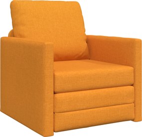 vidaXL Kanapéágy 60cm Sötét sárga szövet