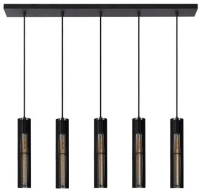 Lucide 73406/05/30 - Csillár zsinóron LIONEL 5xE27/60W/230V