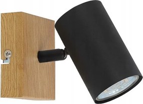 Fali lámpa skandináv fekete fa utánzatú reflektor Reality