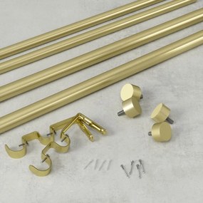 Acél bővíthető-dupla függönykarnis 91 - 168 cm Cappa – Umbra