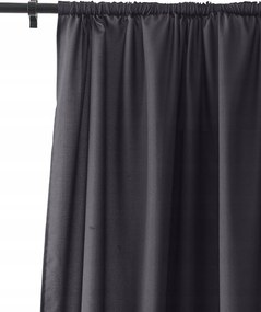 Függöny Kész Szalag 140x250 Sötétszürke Grafit