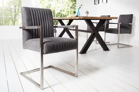 BIG ASTON szürke 100% polyester szék 55x60x90