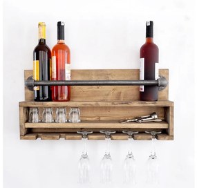 Konyhai fali polc BORU 28x60 cm luc/fenyő