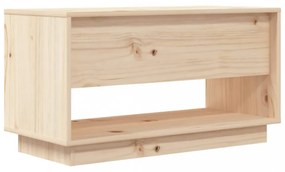 tömör fenyőfa TV-szekrény 74 x 34 x 40 cm