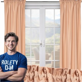 Sötétítő Függöny Szalag Kész Függöny 140x250 Cappuccino színek