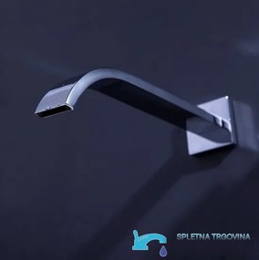 Fali mosdócsaptelep EYN EYN4301 LED-világítással, vízesés kifolyóval, króm felülettel