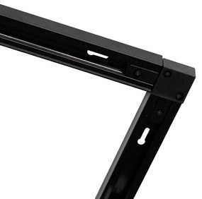 Modern 1 fázisú sínrendszer 10 spottal fekete - Jeana