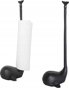 Papírtörölköző Tartó Állvány Fekete Bálna fürdőszobai konyhai tartó