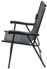 Összecsukható kerti szék fekete