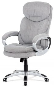 Scaun pivotant de birou lux cu tapițerie din țesături speciale Silver Ka-G198