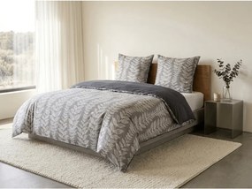 Mikroflanel ágyneműhuzat KAVOLO szürke Ágyneműhuzat mérete: 2 db 70 x 90 cm | 200 x 220 cm