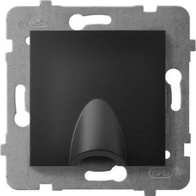 Aria Süllyesztett kábelcsatlakozó fekete GPPK-1U/m/33 Ospel