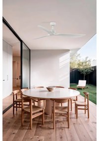 FARO 34363- Mennyezeti ventilátor OUTWOOD L fehér átm. 150 cm IP44 + távirányítás