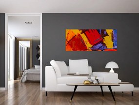 Absztrakciós kép (120x50 cm)