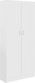vidaXL fehér szerelt fa könyvszekrény 82,5 x 30,5 x 185,5 cm