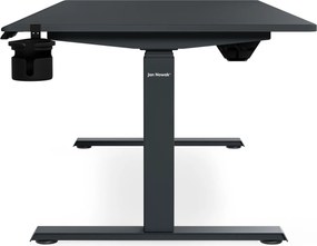 Elektromos íróasztal magasságállítással ergonomikus antracit,1600x800 mm: ARIA