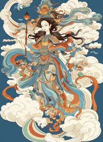 Poszter 40x55cm Mennyei látnoknő