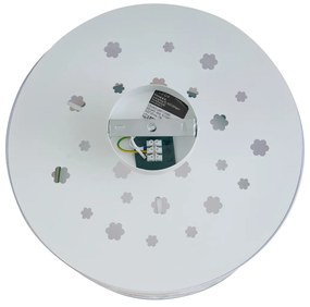 Gyerekszoba mennyezeti lámpa fehér virágokkal - Harrie a virágok között