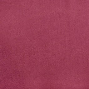 2 személyes bordó bársony kanapé díszpárnákkal 140 cm