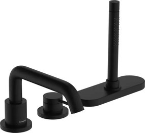 Hansgrohe Tecturis S kád csaptelep vakolat alatti rész nélkül matt fekete 73447670