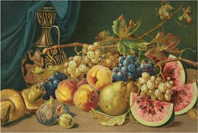 Flizelin tapéta falra Prémium Gyümölcsös báj 104x70 Ragasztó