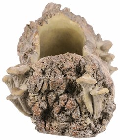 Beton burkolat - virágládika, fa gombákkal, 49 x21 x 15 cm