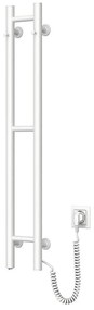 Navin Elektromos törölközőszárító SILOUETTE 187W/230V 101,1 cm IP44 fehér jobb kerek NV0009