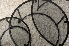 Dohányzóasztal Aurum - 80, 60, 42 - Fekete, Grey