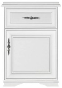 KENTAK 1D1SL/P szekrény, alpesi fehér