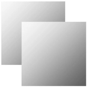 2 db négyzet alakú falitükör 60 x 60 cm