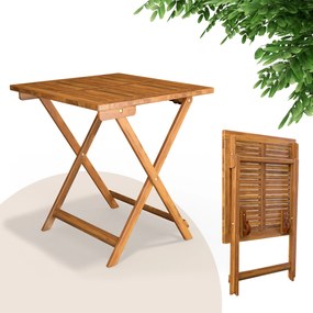 Casaria® Erkélygarnitúra - akác