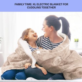 Klarstein DR Watson Deluxe XXL, elektromos takaró, 160 W, 9 fűtési fokozat, 200 x 180 cm