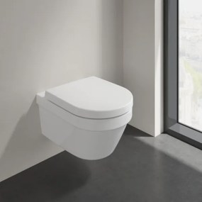 Villeroy & Boch 4694HR01 - függesztett WC SoftClose ülőkével ARCHITECTURA kerámia/fehér