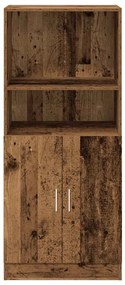 vidaXL antik fa színű szerelt fa konyhaszekrény 57x41,5x131,5 cm
