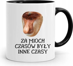 Bögre Fekete Hordozó Janusz Az Én Időmben Ajándék nyomtatott fényképpel