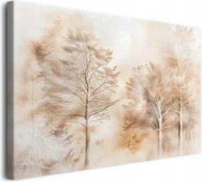 Vászonkép falikép nappaliba őszi fák erdő 80x120cm