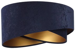 Univerzális GALAXY E27 lámpabúra 45 cm kék/arany