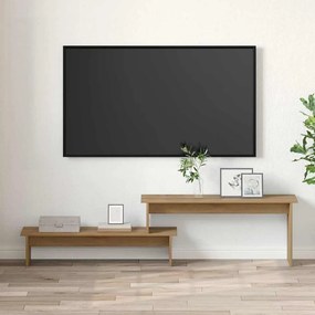 TV szekrény kézműves tölgy 180 x 30 x 43 cm Faanyag