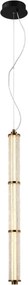 ITALUX PND-26384-3V-GDCL SANPO Modern Led Függesztett Lámpa Fekete, Átlátszó LED IP20