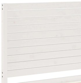 fehér tömör fa extra hosszú ágykeret matrac nélkül 90 x 210 cm
