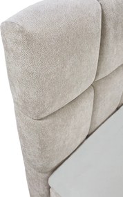 Boxspring ágy, 180x200, bézs, ALMA