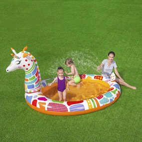 BESTWAY SPRICCELŐ ZSIRÁF GYEREKMEDENCE 266 cm x 157 cm x 127 cm