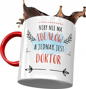 Piros Bögre A Doktornak Nincs Ideál Nyomtatott Fotóval