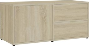 vidaXL sonoma tölgy színű szerelt fa TV-szekrény 80 x 34 x 36 cm