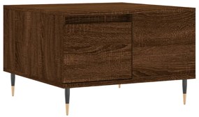 vidaXL barna tölgyszínű szerelt fa dohányzóasztal 55x55x36,5 cm