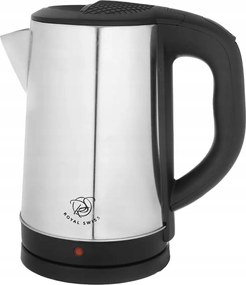 Royal Swiss RS-EK01-SLK Vízforraló, 2 liter ezüst-fekete